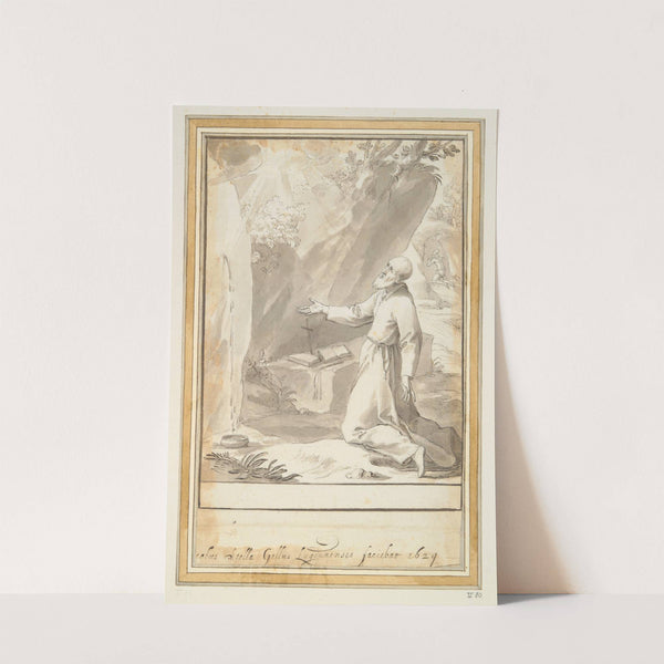 Saint Philip praying by Jacques Stella