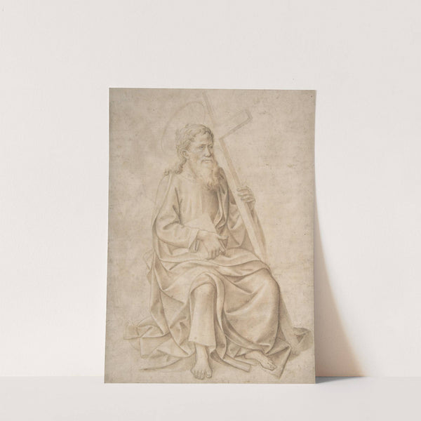 Saint Philip Seated, Holding a Book and a Cross by Francesco Pesellino