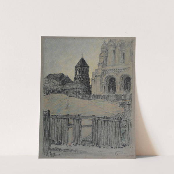 Saint-Pierre de Montmartre et le Sacré-Coeur by Ferdinand Boberg