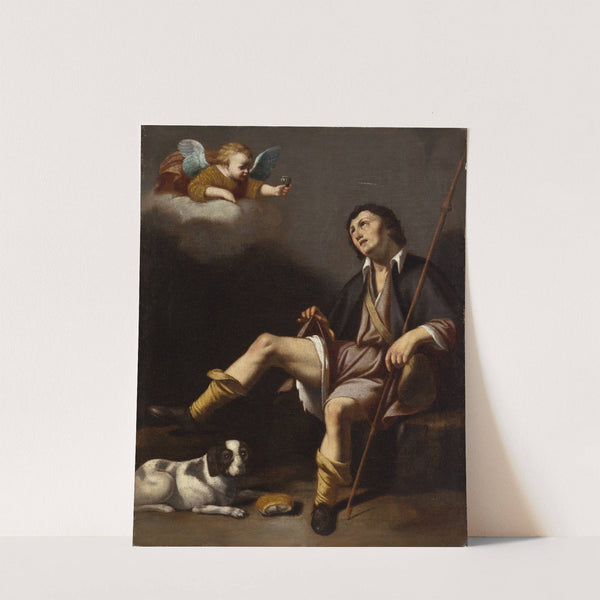 Saint Roch and the Angel by Guy François