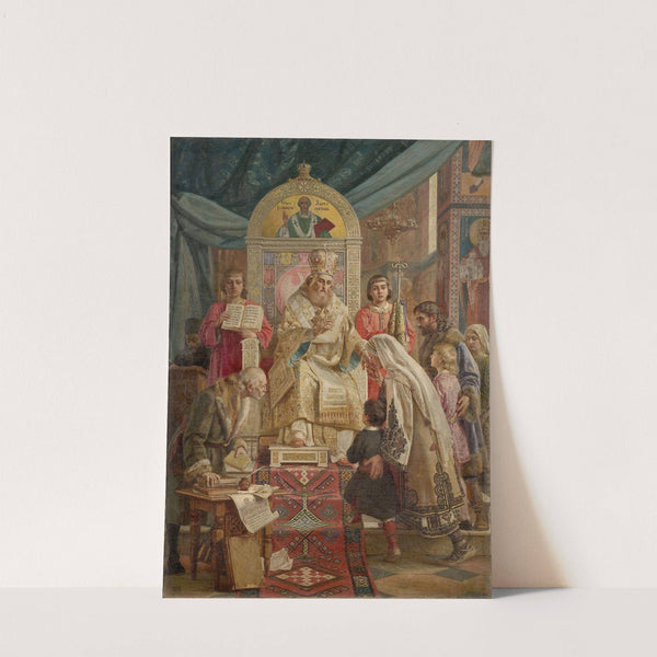 Saint Sava blesses Srpčad (1921) by Uroš Predić