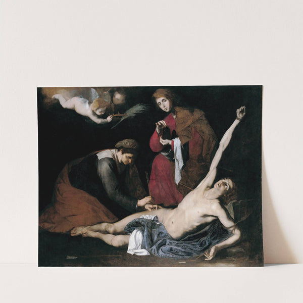 Saint Sebastian Tended By The Holy Women (1621) by Jusepe de Ribera