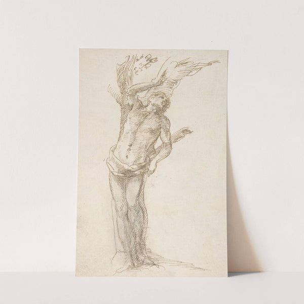 Saint Sebastian Tied to a Tree by Pedro Duque y Cornejo