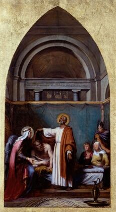Saint Séverin, abbé d’Agaune, guérit le roi Clovis
