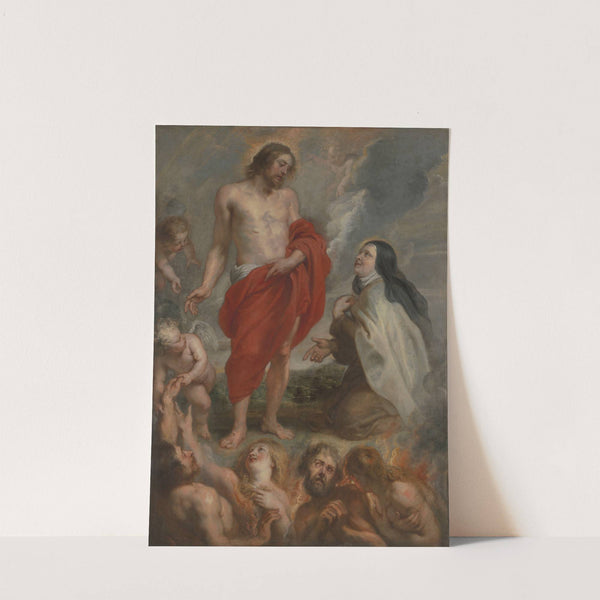 Saint Teresa of Ávila Interceding for Bernardino de Mendoza in Purgatory by Peter Paul Rubens