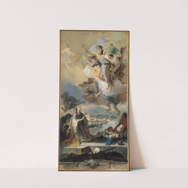 Saint Thecla Praying For The Plague-Stricken (1758–59) by Giovanni Battista Tiepolo