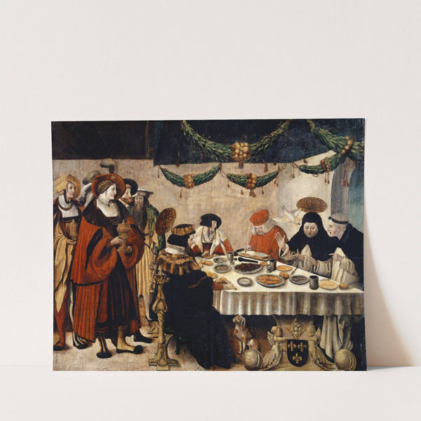 Saint Thomas of Aquin at the Table of King Louis the Saint by Niklaus Manuel