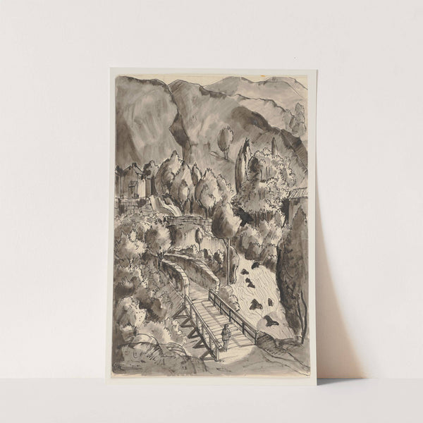 Saint Thomas, Pyrénées by Hermann Lismann