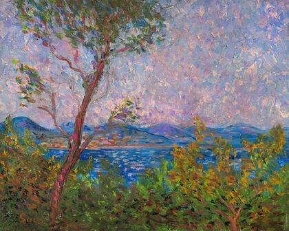 Saint-Tropez au bord de la mer Méditerranée (1893)