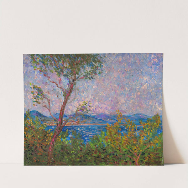 Saint-Tropez au bord de la mer Méditerranée (1893) by Maximilien Luce