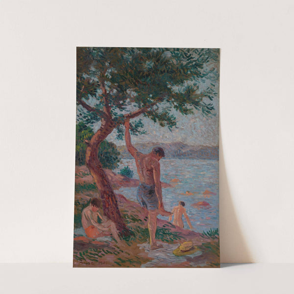 Saint-Tropez, baigneurs sous la pinède (1901) by Maximilien Luce