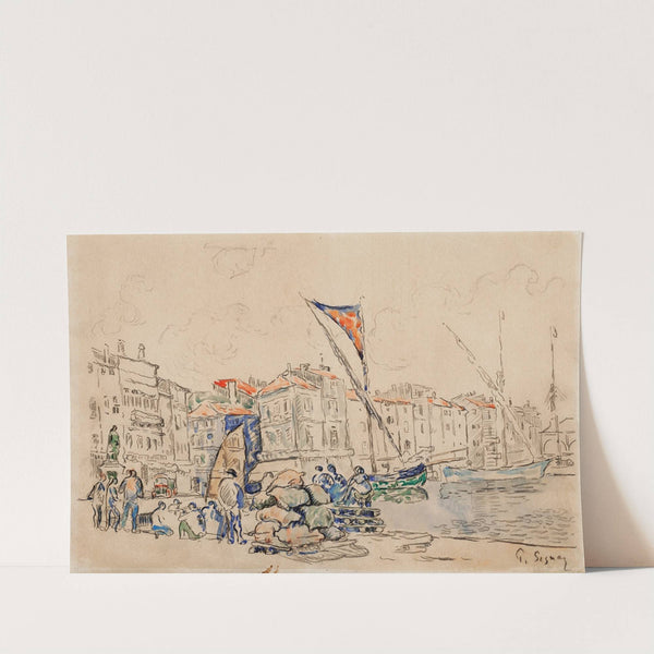 Saint-Tropez, Le Port by Paul Signac