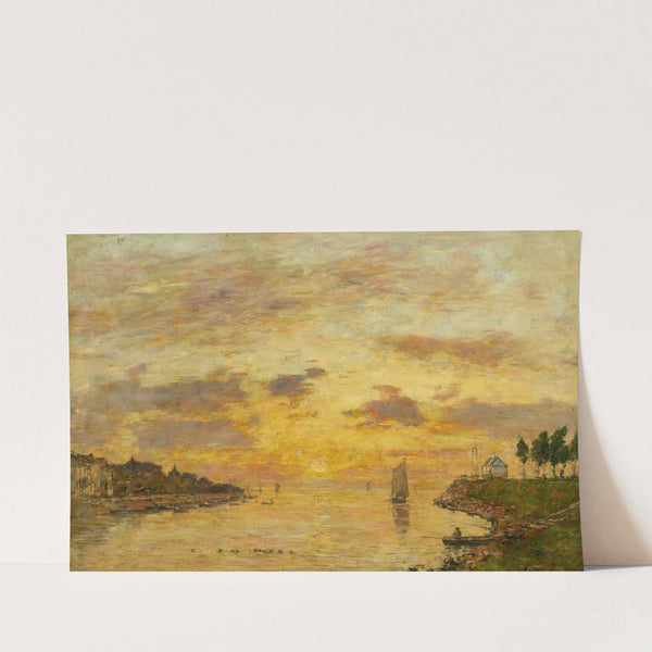 Saint-Valéry-Sur-Somme. L’embouchure De La Somme (1891) by Eugène Boudin