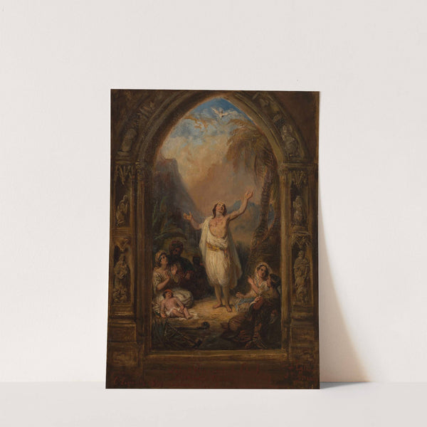 Saint Vincent de Paul arrivant à Tunis by François-Gabriel-Guillaume Lépaulle