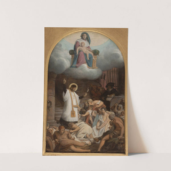 Saint Vincent de Paul ramenant les galériens à la foi by Jean Lecomte du Nouÿ