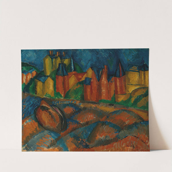 Sainte-Adresse, la plage (1909) by Raoul Dufy