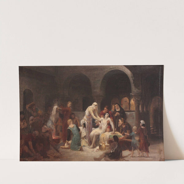 Sainte Elisabeth de Hongrie soignant les malades by Pierre-Auguste Cot