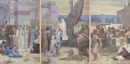 Sainte Geneviève ravitaillant Paris assiégé (1889-1898)