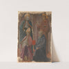 Saints Augustine and Francis, a Bishop Saint, and Saint Benedict by Filippo Lippi