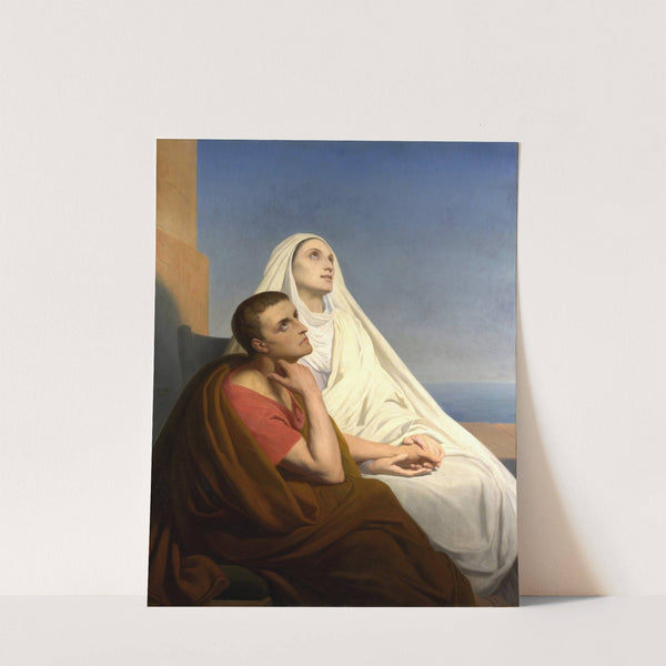 Saints Augustine And Monica (1854) by Ary Scheffer