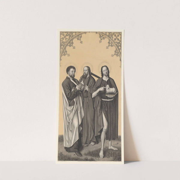 Saints Bartholomew, Thomas and John the Baptist (1823) by Johann Nepomuk Strixner