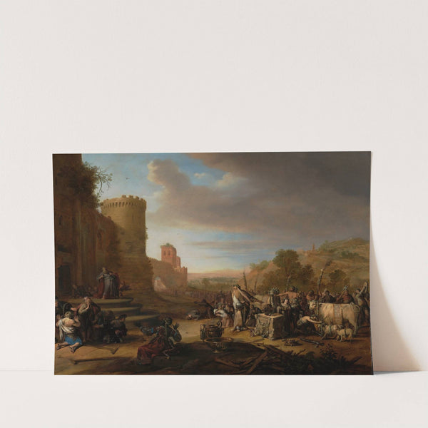 Saints Paul and Barnabas at Lystra (Sacrifice at Lystra) (1637) by Bartholomeus Breenbergh