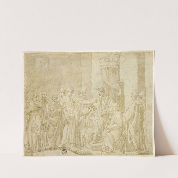 Saints Peter and Paul Disputing with Simon Magus before Nero by Andrea Boscoli