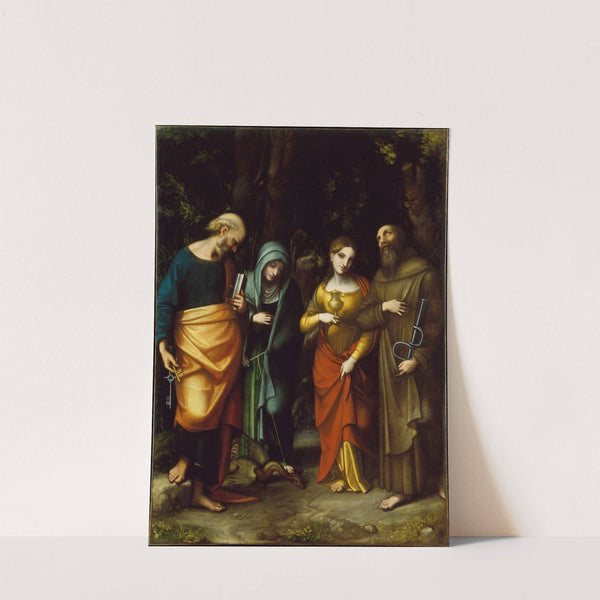 Saints Peter, Martha, Mary Magdalen, and Leonard by Correggio