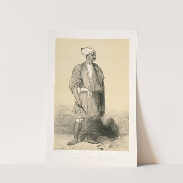 Sais (Palefrenier), Sais (A Groom of Stable) (1851) by Alexandre Bida