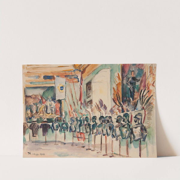 Sala Stołowa w Pałacu w Podhorcach by Ivan Ivanec