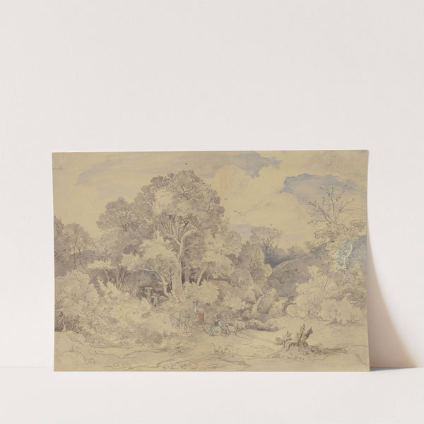 Salesiushöhe bei Teplitz in Böhmen by Adrian Ludwig Richter