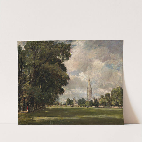 Salisbury Cathedral from Lower Marsh Close by John Constable