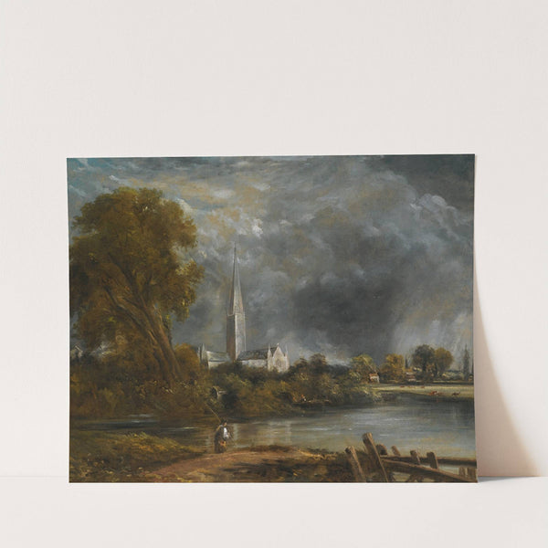 Salisbury Cathedral From The Meadows by John Constable