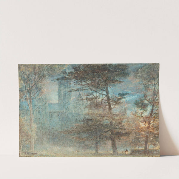 Salisbury Close by Albert Goodwin