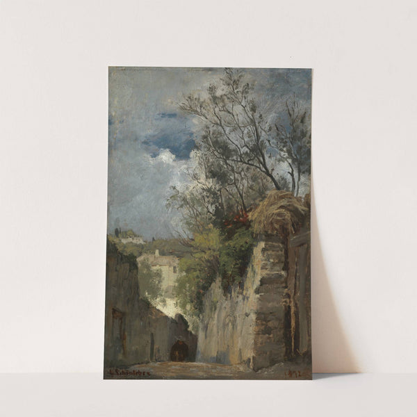 Salita in Genua by Gustav Schönleber