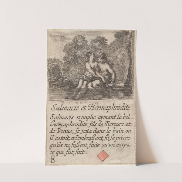 Salmacis et Hermaphrodite by Stefano Della Bella