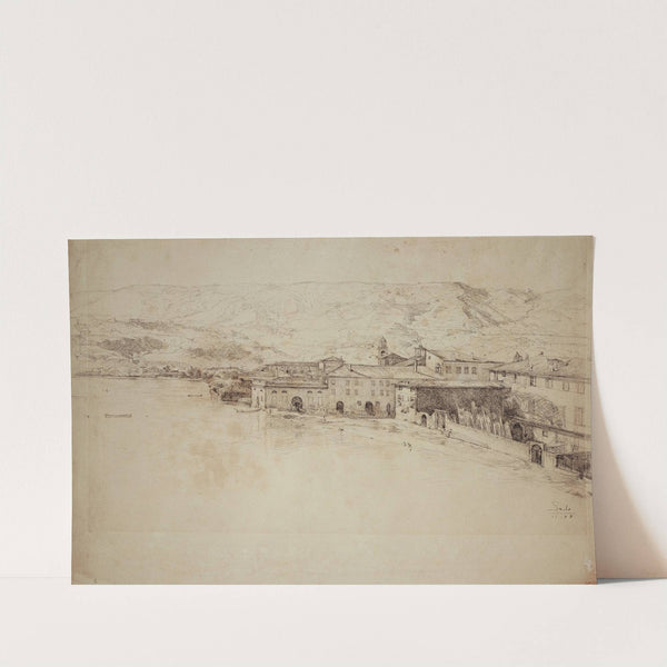 Salò at Lake Garda (1888) by Louis Eysen