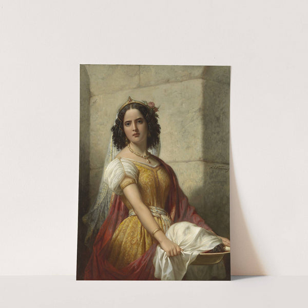 Salomé met het hoofd van Johannes de Doper by Jan Adam Kruseman