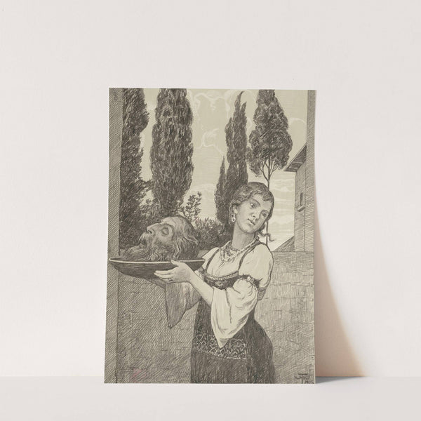 Salome with the head of St. John the Baptist (1918) by Hans Thoma