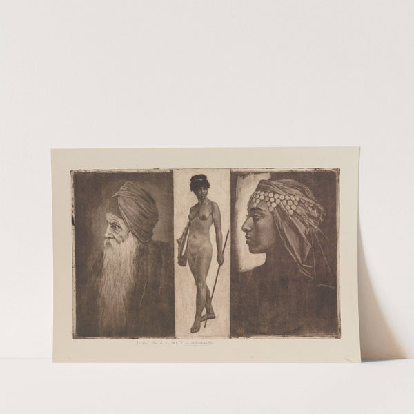 Salomon et Cléopâtre (1889) by Henri-Charles Guérard