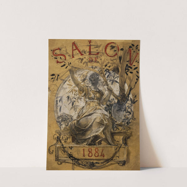 Salon de 1884, projet de couverture (1884) by Luc-Olivier Merson