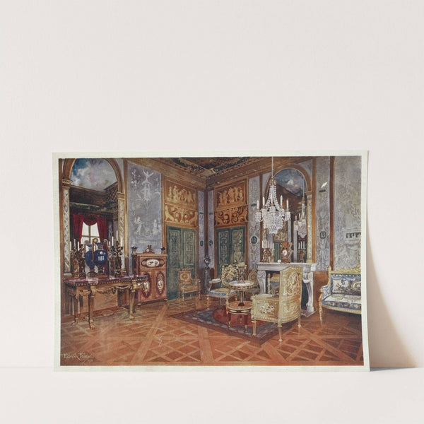 Salon de musique of Queen Marie Antoinette, Palace of Fontainebleau, France by Edwin Foley