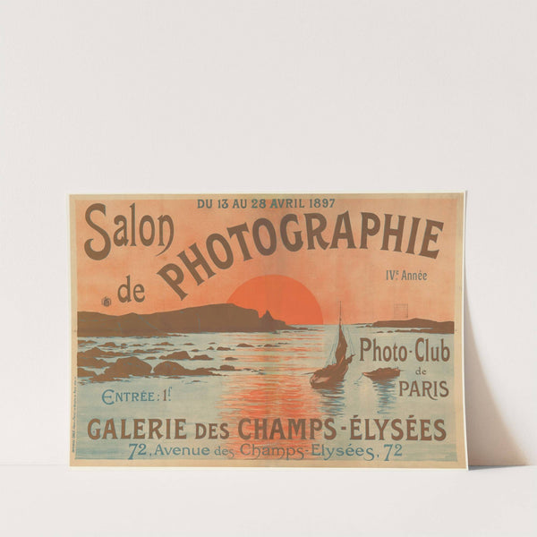 Salon de photographie – IVe année, du 13 au 28 avril 1897… Galerie des Champs-Elysées (1897) by Imp. Chaix
