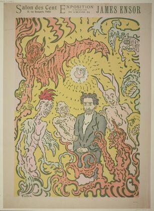 Salon des Cent, Exposition en décembre 1898 de l’oeuvre de James Ensor (1898)