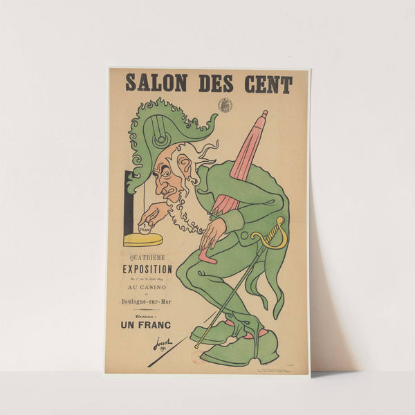 Salon des cent. Quatrième exposition, du 1er au 30 août 1894 au Casino de Boulogne-sur-Mer (1894) by Henri-Gustave Jossot