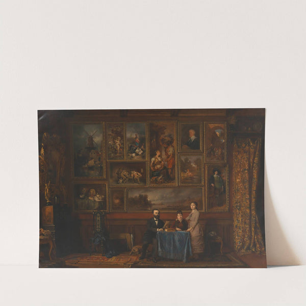 Salon des Ohrenarztes Hofrat Dr. Adam Politzer by Hugo Charlemont