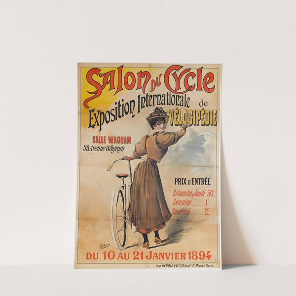 Salon Du Cycle Exposition Internationale De Velocipedie by Henri Boulanger Gray