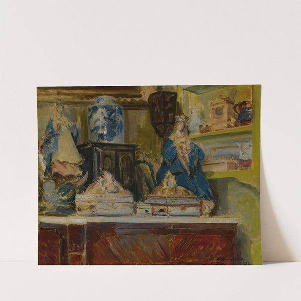 Salon jaune à Offranville (1921) by Jacques-Émile Blanche