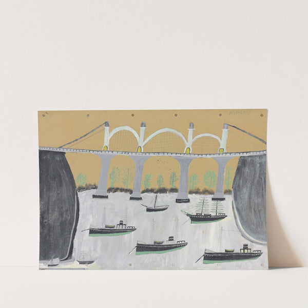 Saltash Bridge by Alfred Wallis