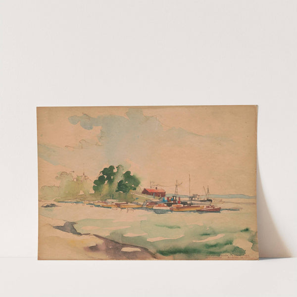 Saltsjöbaden, Half hour from Stockholm by Victor Alfred Lundy